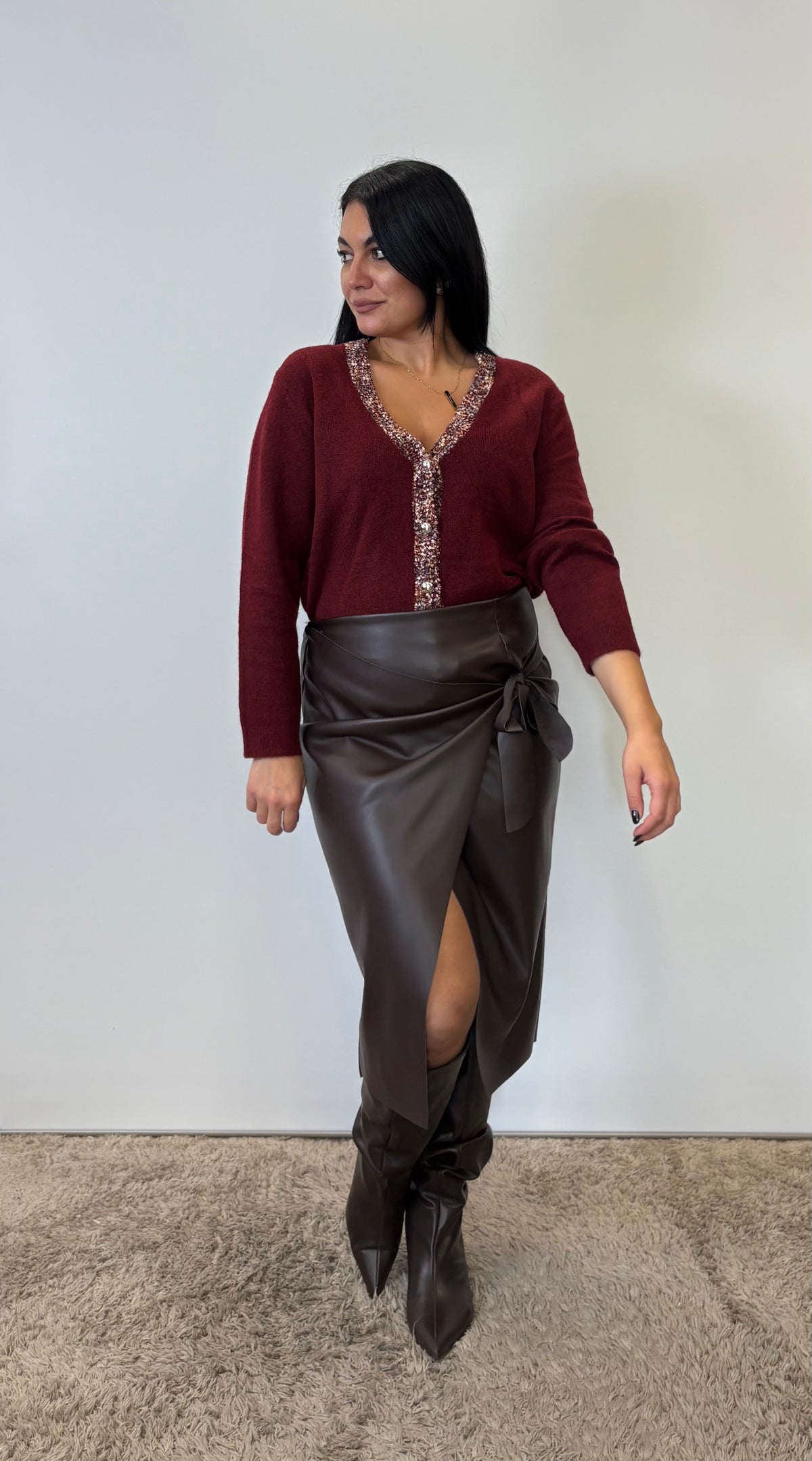 Cardigan Blanca