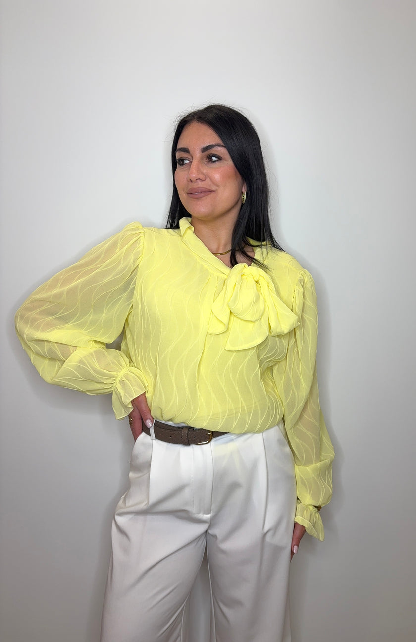 Camicia Yellow Wave