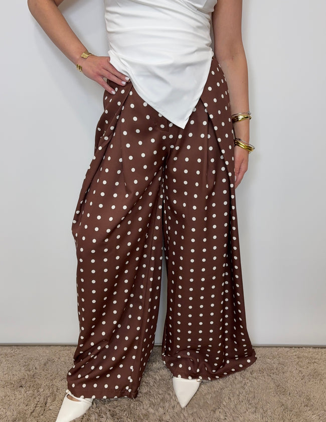 Pantaloni Maxi Bow