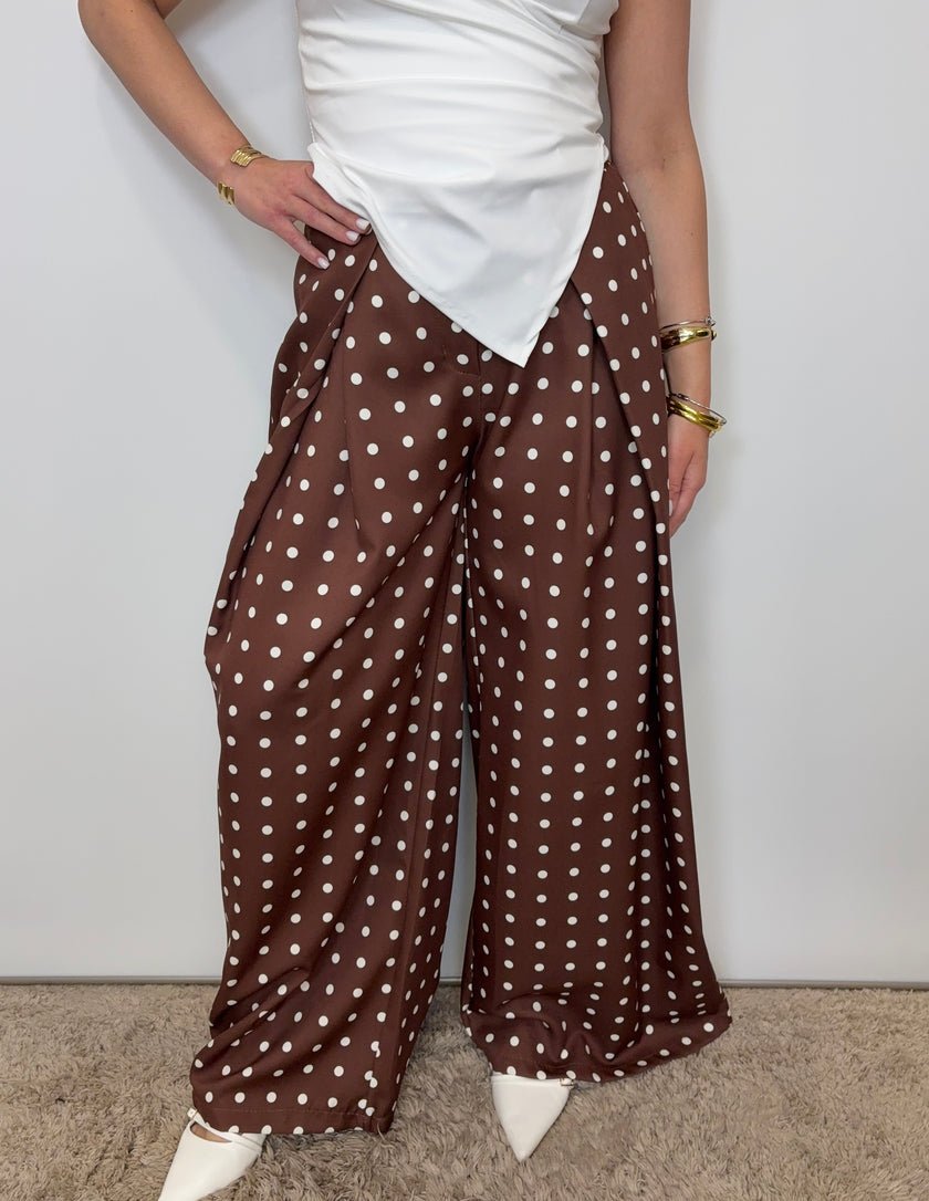 Pantaloni Maxi Bow