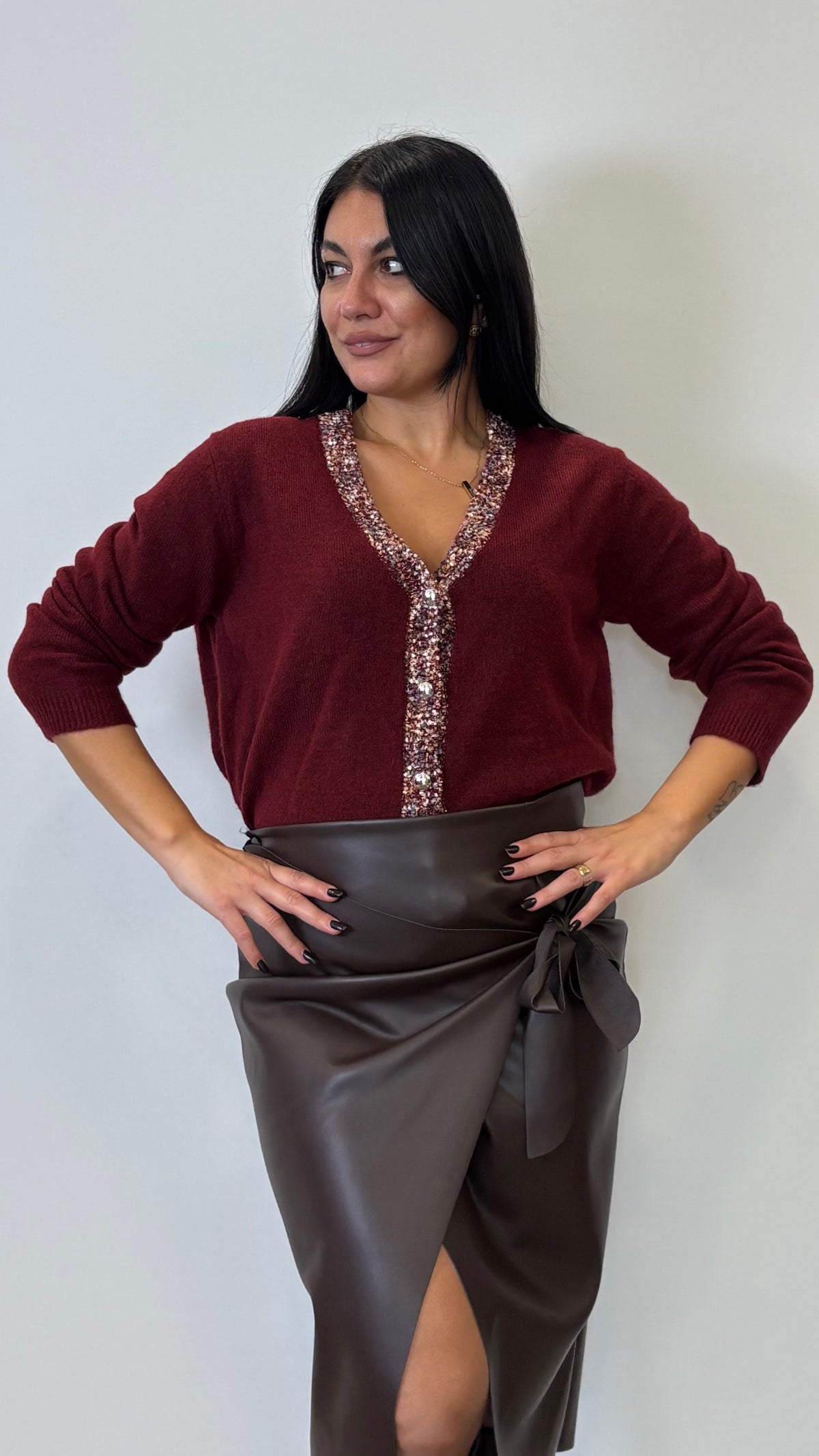 Cardigan Blanca
