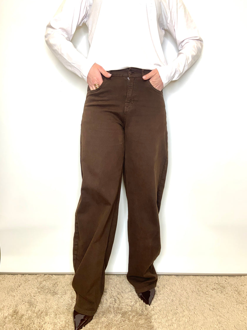 Pantalone Balloon Choco